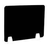 Maxbell Clamp-on Desk Divider Portable Desk Shield Board for Student Employee Office Black
