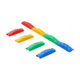 Maxbell Kids Balance Beams Training Toy Sports Toy Indoor and Outdoor Balance Blocks 4Pcs Rainbow
