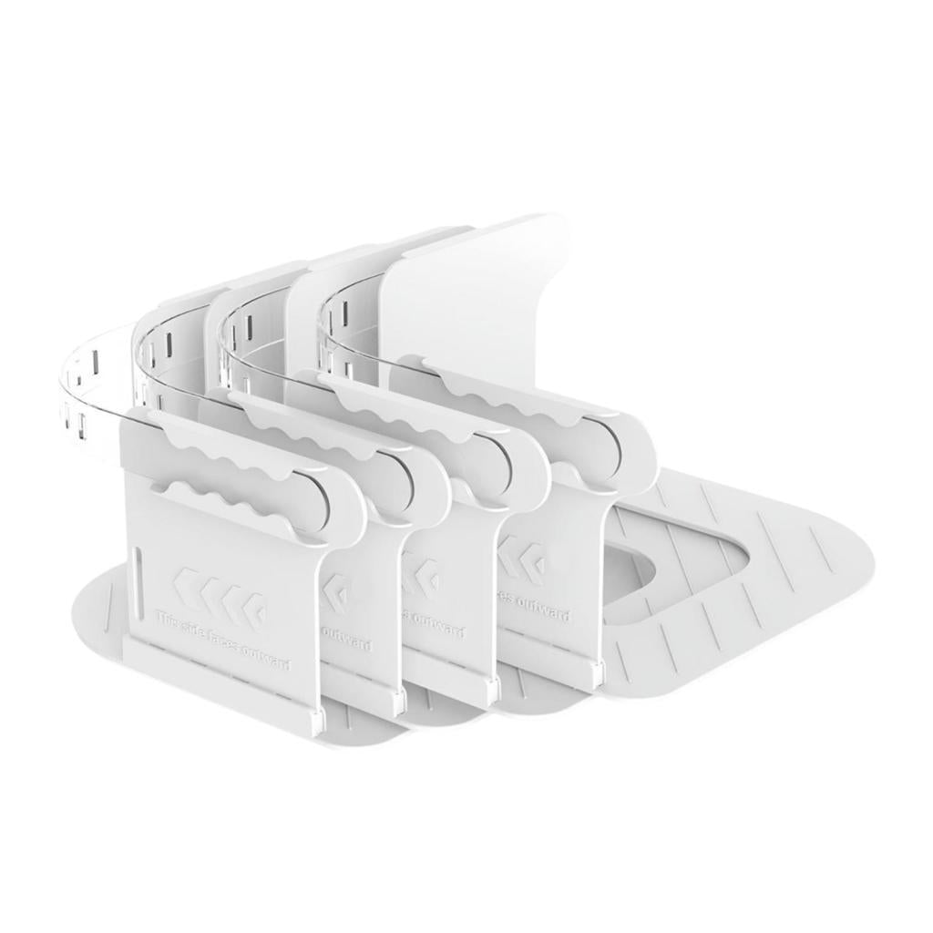 Maxbell 4x Bed Sheet Holders Clips Mattress Bed Sheet Corner Fasteners for Twin Home White