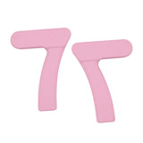 Maxbell Silicone Dumbbells 4.4lb Fitness Equipment Home Gym Non Slip Light Dumbbells Pink