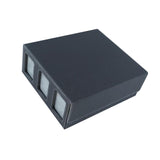 Maxbell Card Deck Box Container Strong Versatile Display Organizer Sports Cards Case Black Gray