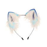 Maxbell Funny Animal Ears Headband Cosplay Photo Props Headwear Party for Halloween Light Blue