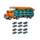 Maxbell Big Hauler Truck Toy Cars Storage and Transporter Toy for Kids Birthday Gift orange