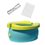 Maxbell Portable Kids Toilet Easy to Clean Reusable Travel Toilet for Boat Picnic RV Green