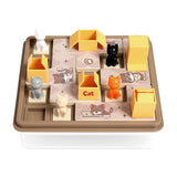Maxbell Cats and Boxes Brain Teasers Kids Board Game for Kids Boys Girls Babies brown