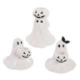 Maxbell 3x Halloween Ghost Figurines Funny Props Ghost Statues for Indoor Party Desk