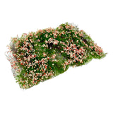 Maxbell Flower Cluster Miniature Bushy for Train Landscape Railroad Scenery Dioramas Pink red