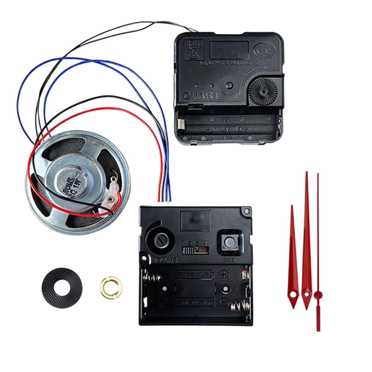 Maxbell Maxbell DIY Wall Clock Movement Mechanism DIY Clock Accessories with Music Chime Box Style A