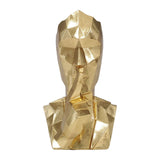 Maxbell Resin Thinker Statue Home Decor Abstract Figurine for Desk Cabinet Bookshelf No Speak