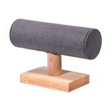 Maxbell Bracelet Holder Display T Bar Watch Stand for Men Women Wristwatch Hair Ties Dark Gray