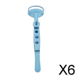 6xChalazion Forceps Ophthalmic Instruments Medium(Titanium)