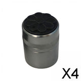 Maxbell 4xFishing Rod Butt Cap Black Easy to Install End Cover Repair Building 24mm