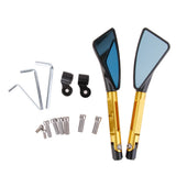 Maxbell Maxbell Universal CNC Motorcycle ATV Handlebar 8mm 10mm Triangle Rearview Mirrors