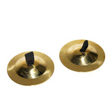 Maxbell 2Pcs Belly Dance Copper Cymbals Professional Dance Accessories