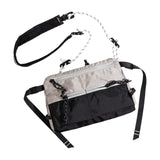 Maxbell Men's Crossbody Bag Adjustable Strap Lightweight with Zipper Stylish Satchel Light Gray