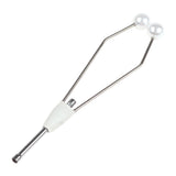 Maxbell Fly Tying Tool Ceramic Tip Bobbin Holder Portable Sturdy Fly Tying Equipment White