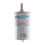 Maxbell XD-37GB520 DC Motor 12V 10W 5RPM Gear Motor CW/CCW Brushed Geared Motor