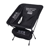 Maxbell Camping Chair Foldable with Carry Bag Folding Chair for Picnic Travel Hiking Black