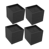 Maxbell 4 Pieces Bed Risers Raising Non Slip Furniture Risers for Cabinet Chair Sofa