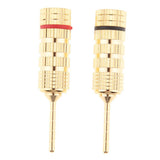 2Pieces 2mm Speaker Wire Pin Plug Banana Connector Screw Lock - Aladdin Shoppers