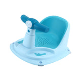 Baby Bath Tub Seat Bathroom Newborn Bath Chair for 2 Month & up Kids Newborn Blue