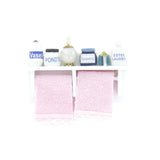 Maxbell 1/12 Dollhouse Miniature Bathroom Furniture Accs Pink Towel Rack