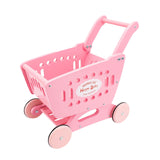 Maxbell Kids Shopping Cart Trolley Mart Shopping Cart for Ages 3 and up Baby Pink