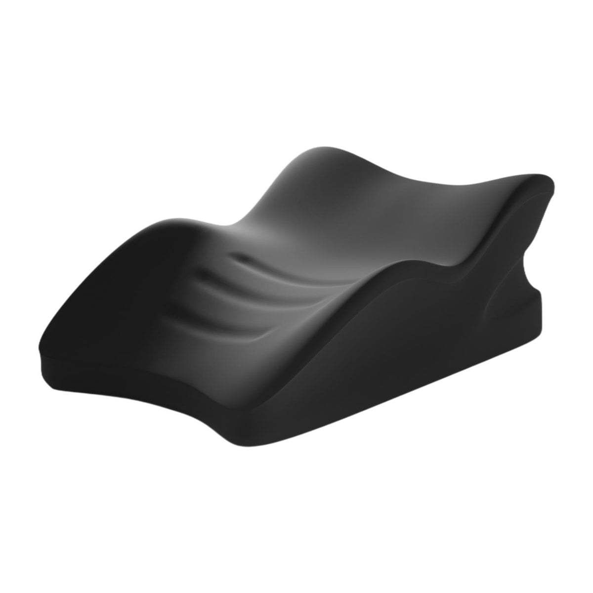 Maxbell Wedge Pillow Leg Position Pillows Soft Face Down Pillow for Waist Home Back Black
