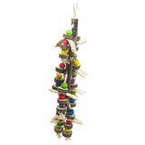Maxbell 2pcs Bird Chew Toy Parrot Cage Hanging Toys For Parakeets Cockatiels Conures