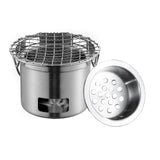 Maxbell Mini Grill Rack Easy to Use Sturdy Stainless Steel for Outdoor Patio Hiking