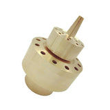 Maxbell 3Pcs Brass 2-Layer Column Fountain Nozzle Set Sprinkler Sprink Spray Pond
