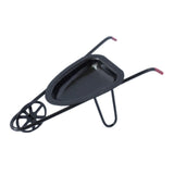 Maxbell 1:12 Wheelbarrow Simulated Dioramas Realistic Small Yard Cart Railway Station black