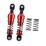 Maxbell 2 Pieces 1:10 RC Car Shock Absorber Metal Spring for Crawler Vehicles Trucks red