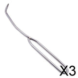 Maxbell 3xJ Shape Hook Stainless Steel Beekeeping Bee Hive Hook Scraper Tool