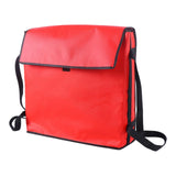 Maxbell Insulated Pizza Delivery Bag Food Pack for Restaurants Food Service Catering Red