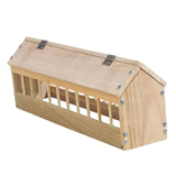 Maxbell Wooden Pigeon Feeder Pigeon Supplies Bird Feeding Bowl for Birds Garden Home 60cm