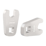 Maxbell 2 Pieces Open Ended Crowfoot Wrench Stainless Steel Bicycles Crowfoot Socket