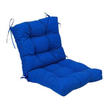 Maxbell Chair Cushion with Backrest Seat Cushion for Kitchen Office Chair Desk Chair blue