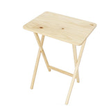 Maxbell Wood Foldable Dining Desk Snack Table for Indoor Outdoor Sturdy Space Saving