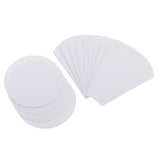 Maxbell 80 Pieces Flower Shape Paper Quilting Templates for Sewing Craft 56mm/71mm