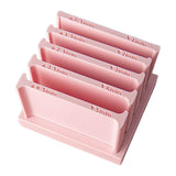 Maxbell Polymer Clay Strip Extruder Tool Professional for DIY Crafting Double Sided Pink