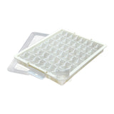 Maxbell Bead Storage Jar Portable Bead Organizer Box for Small Items Nail DIY Crafts 48 Grid