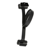 Maxbell 3x60cm OBD2 16 Pin Flat Noodle Male to Female Elbow Extension Diagnostic Cable