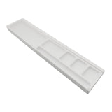 Maxbell Keyboard Wrist Rest Pad Support for Laptop Anti Slip Base Lightweight 36x8cm White