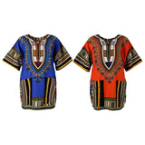 Maxbell 2 Pieces Unisex African Dress Cotton Dashiki Ethnic Caftan Rappers Shirt