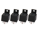 Maxbell 4pcs 12V 4 Pin 40A Automotive Car Auto Truck Boat Relay Kit High Current