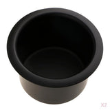 Maxbell 2x Aluminum Alloy Cup Drink Holder for Marine Boat Car Truck Camper RV Black