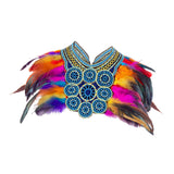 Maxbell Artificial Feather Shrug Shawl Halloween for Party Wedding Stage Performance
