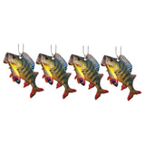 Maxbell Maxbell 4Pcs Generic Fish Car Hanging Ornaments Automotive Accessories Acrylic Signs Style D