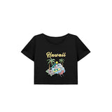 Maxbell Maxbell Women's Loose Crop Soft Cropped T Shirt for Hiking Travel Holiday L